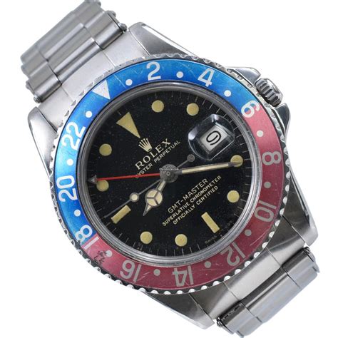 maglie ripiegate rolex|ROLEX GMT Master 1675 Cornino graphic gilt dial Full Set 1962’s.